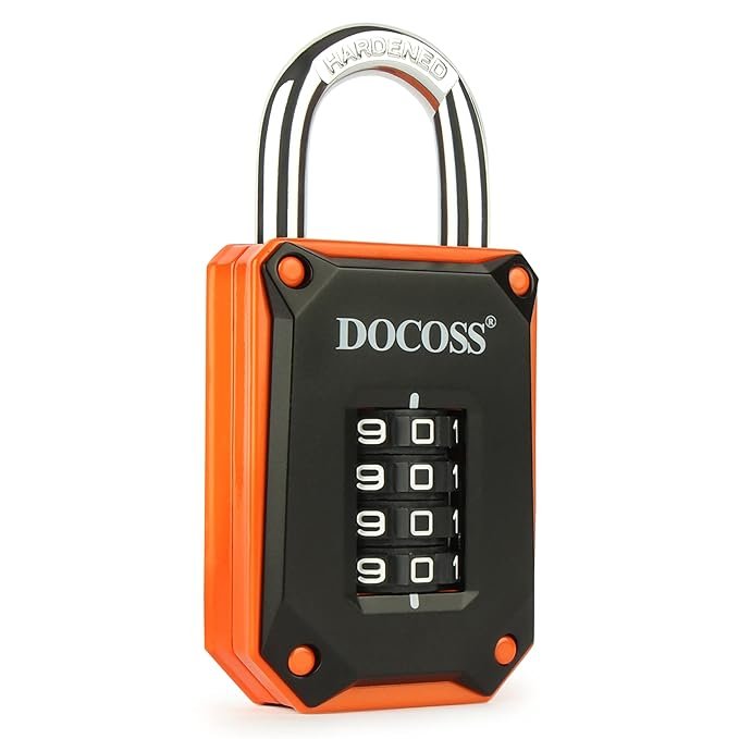 DOCOSS Strong Number Locks for Door/Combination Lock Padlock/Door Combination Lock